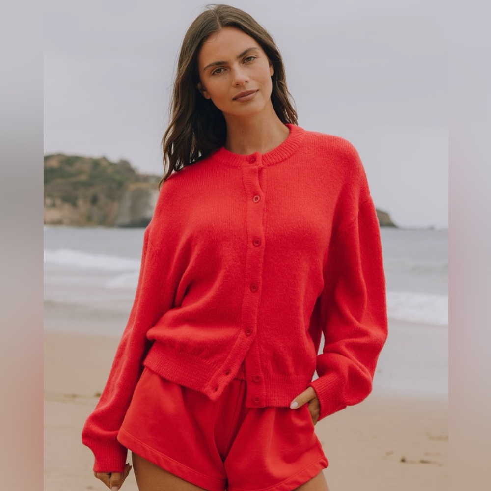 Nwt xs/s Daily Drills Heart Red Sweater